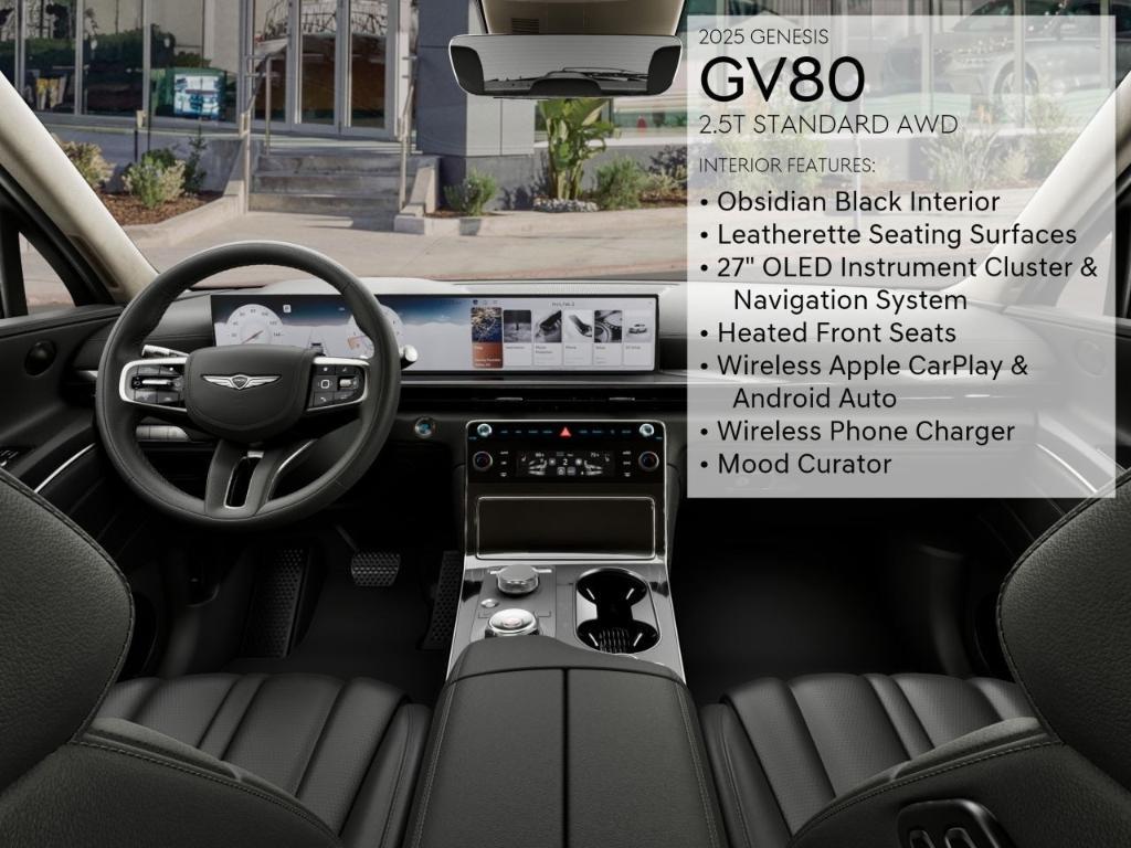 new 2025 Genesis GV80 car, priced at $60,780