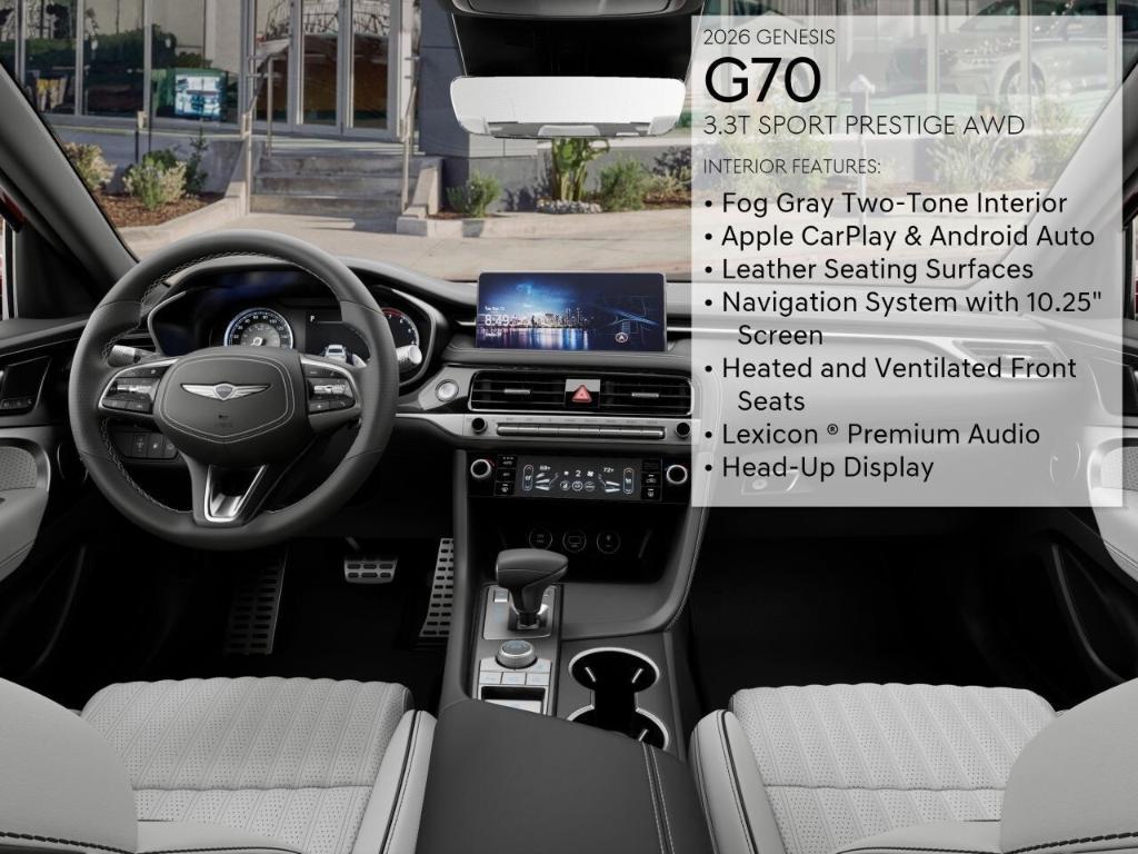 new 2026 Genesis G70 car, priced at $57,540