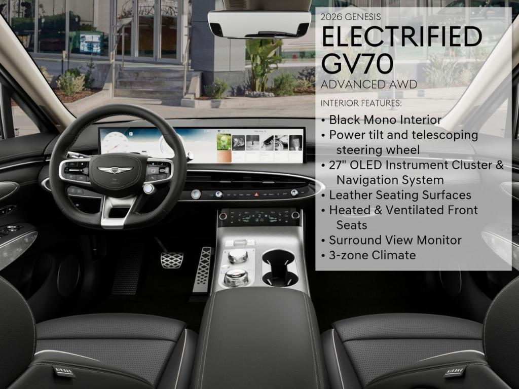 new 2026 Genesis Electrified GV70 car, priced at $71,870