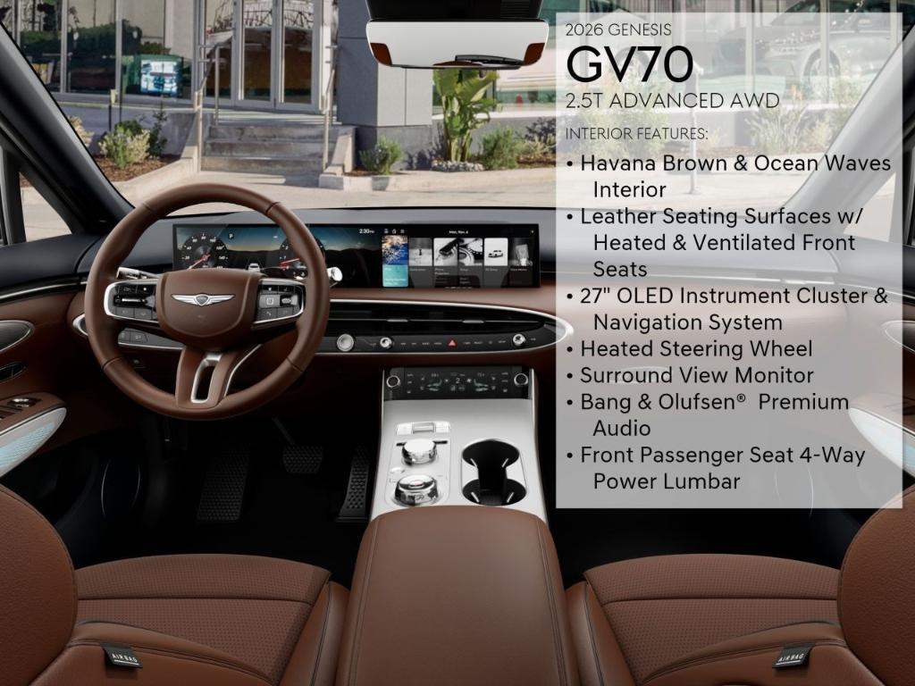 new 2026 Genesis GV70 car, priced at $57,985