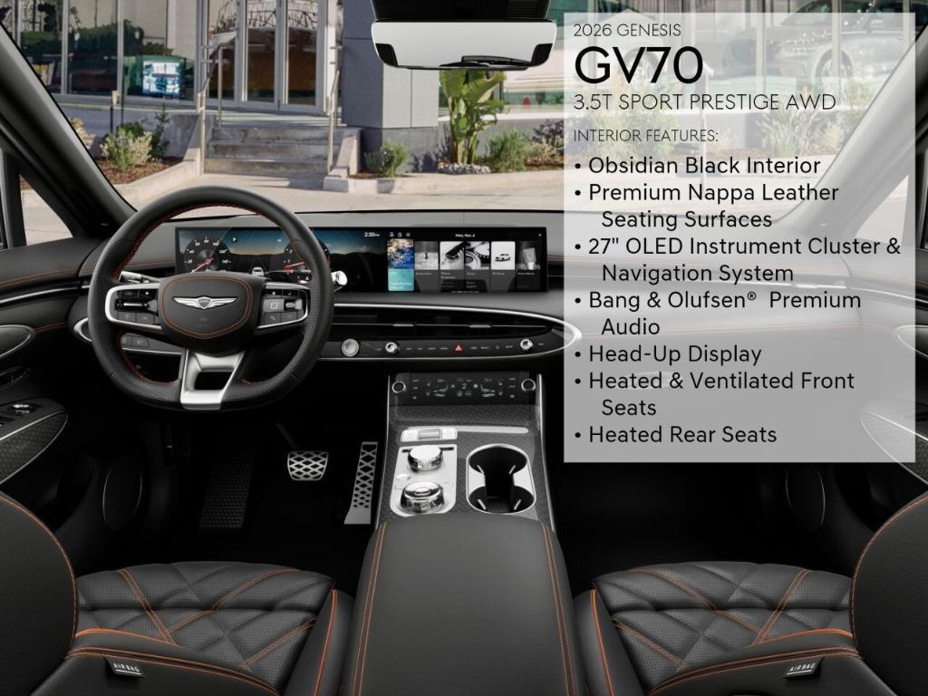 new 2026 Genesis GV70 car, priced at $73,610