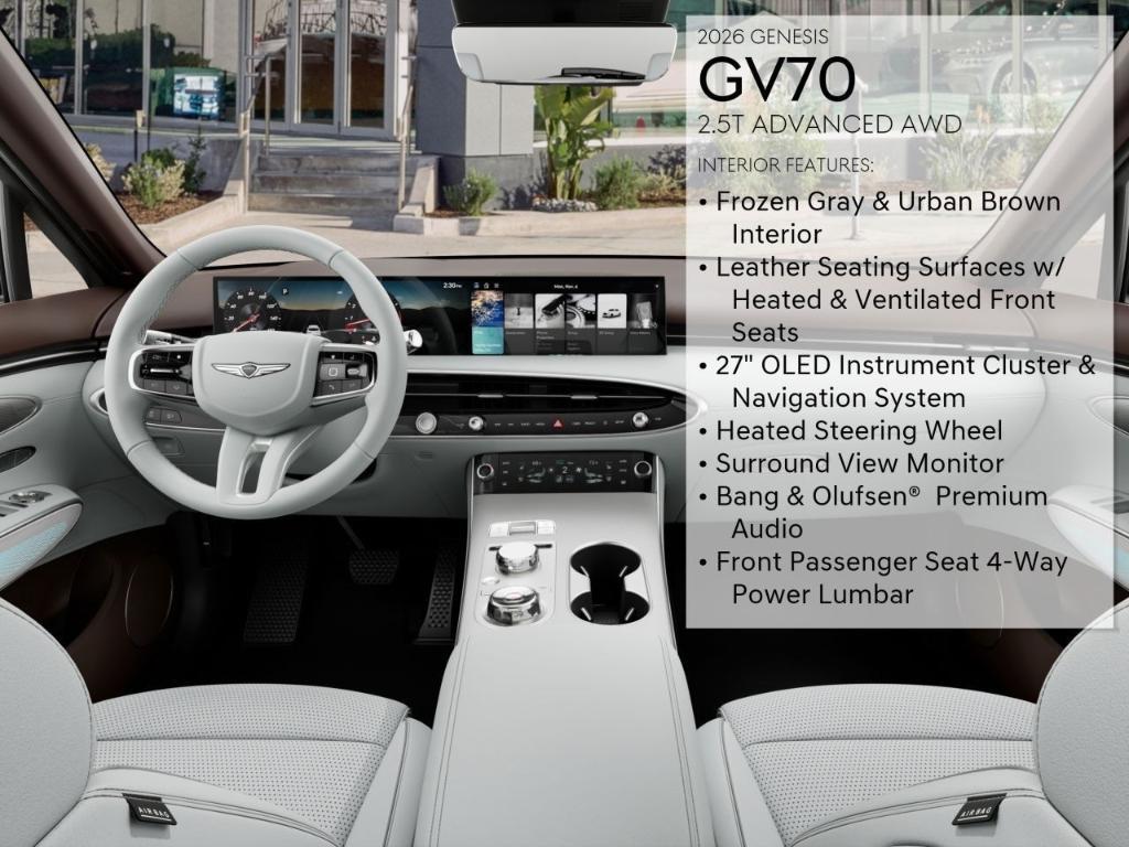 new 2026 Genesis GV70 car, priced at $58,100