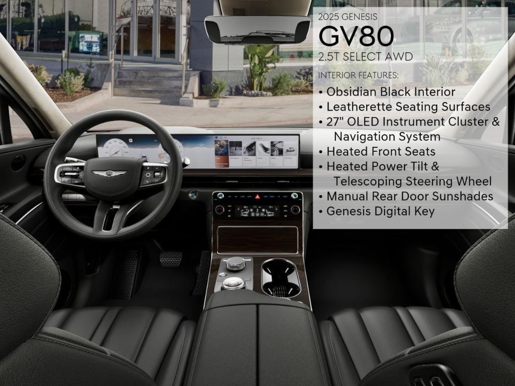 new 2025 Genesis GV80 car, priced at $64,720