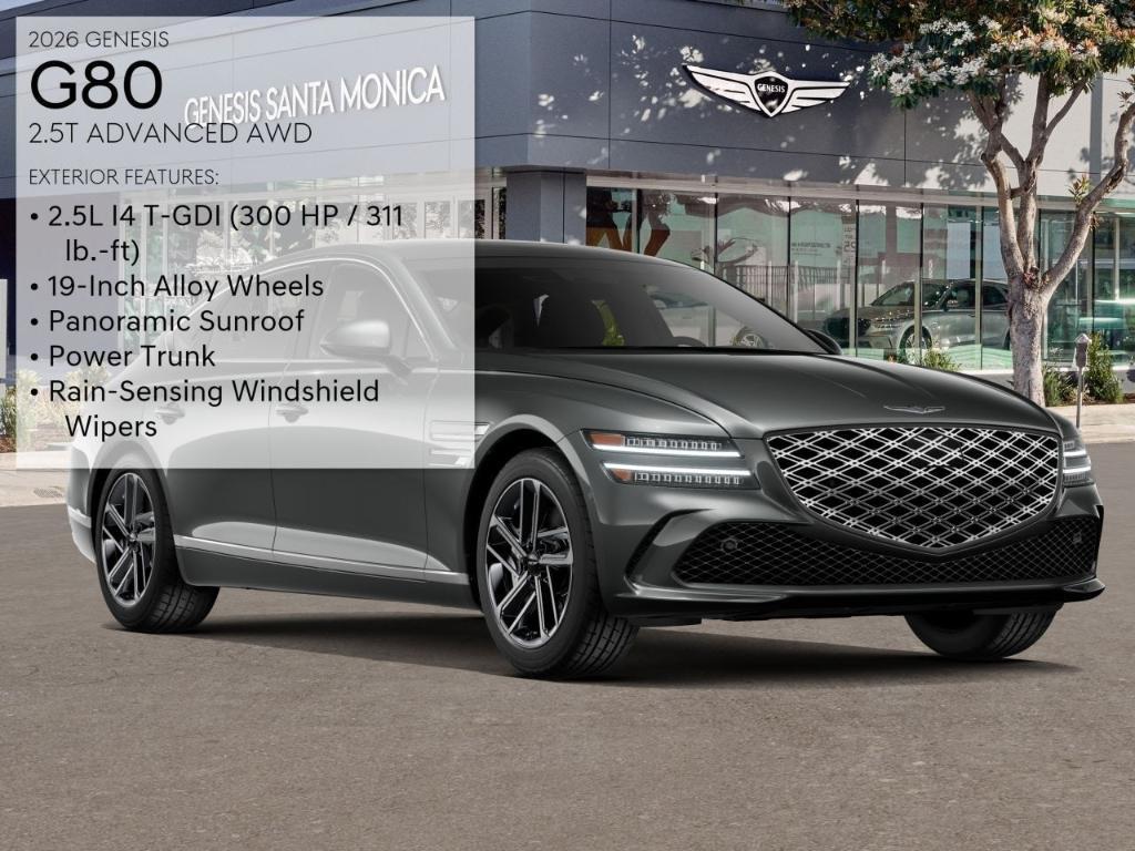 new 2026 Genesis G80 car, priced at $66,575