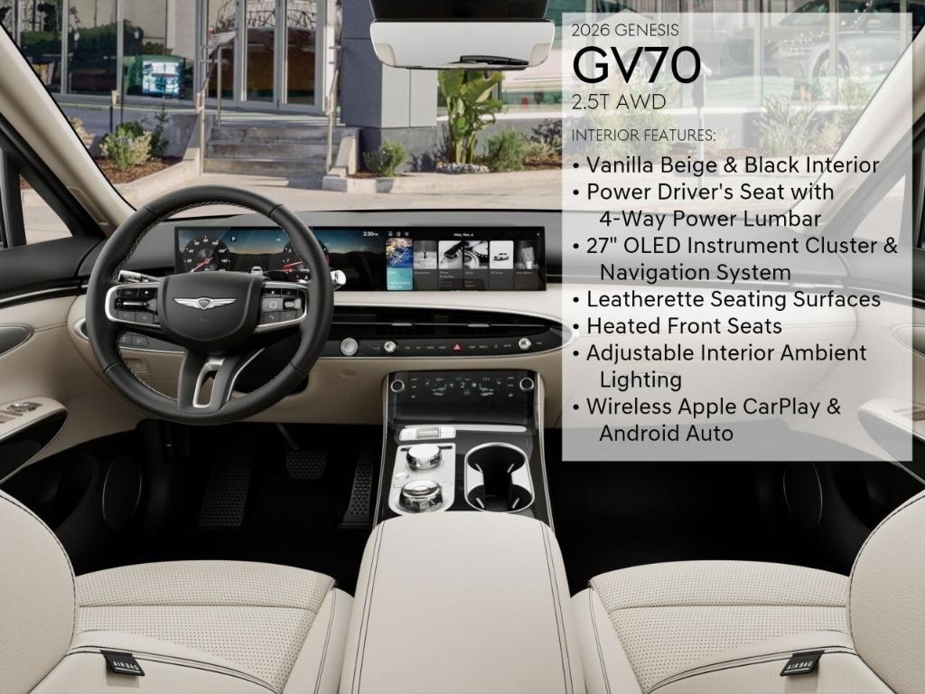new 2026 Genesis GV70 car, priced at $50,600