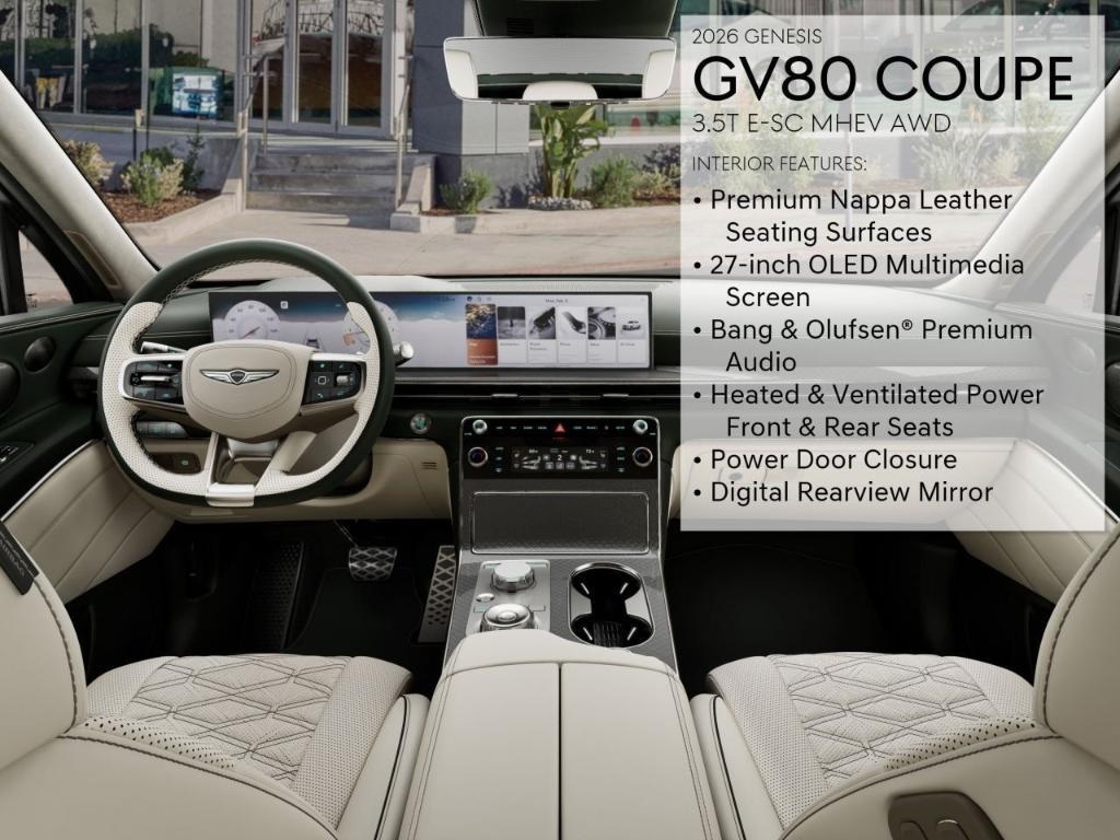 new 2026 Genesis GV80 Coupe car, priced at $90,275