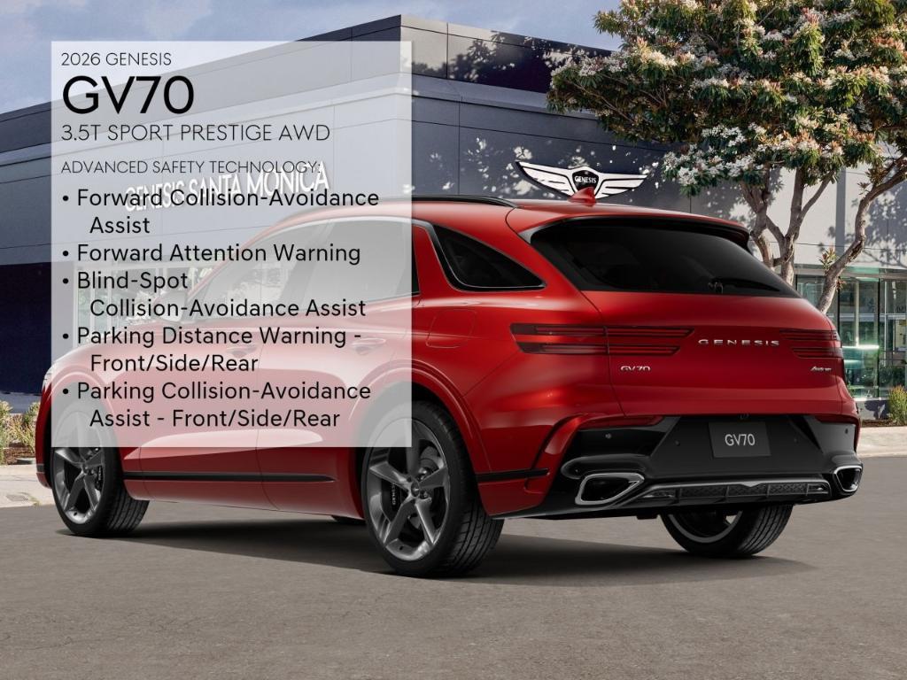 new 2026 Genesis GV70 car, priced at $73,080