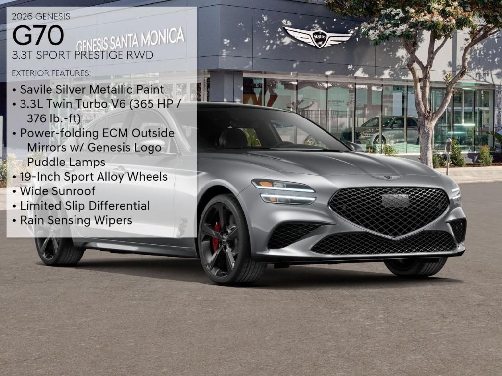 new 2026 Genesis G70 car, priced at $55,665
