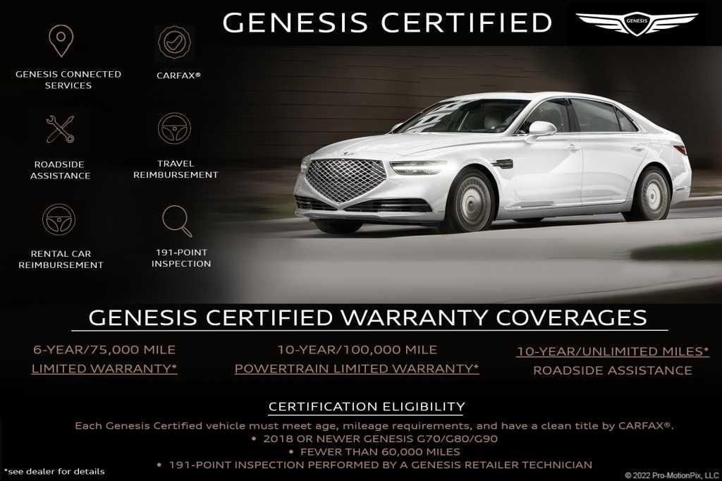 used 2023 Genesis G80 car, priced at $51,000