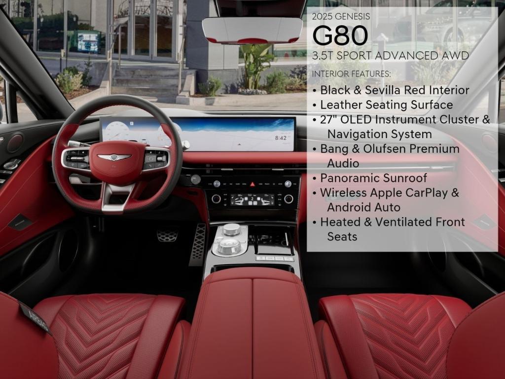 new 2025 Genesis G80 car, priced at $72,085