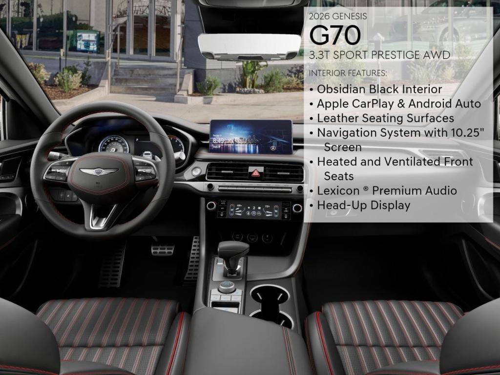 new 2026 Genesis G70 car, priced at $56,890