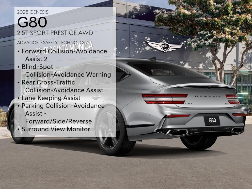 new 2026 Genesis G80 car, priced at $72,350