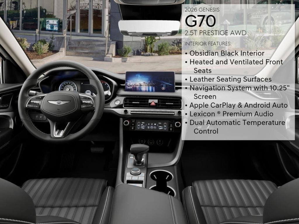 new 2026 Genesis G70 car, priced at $51,610