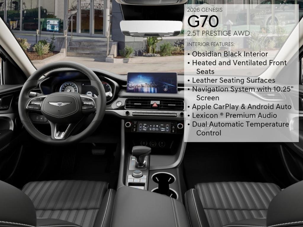 new 2026 Genesis G70 car, priced at $53,180