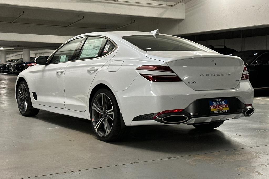 new 2025 Genesis G70 car, priced at $52,780