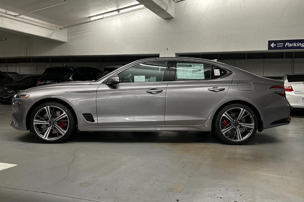 new 2025 Genesis G70 car, priced at $57,095