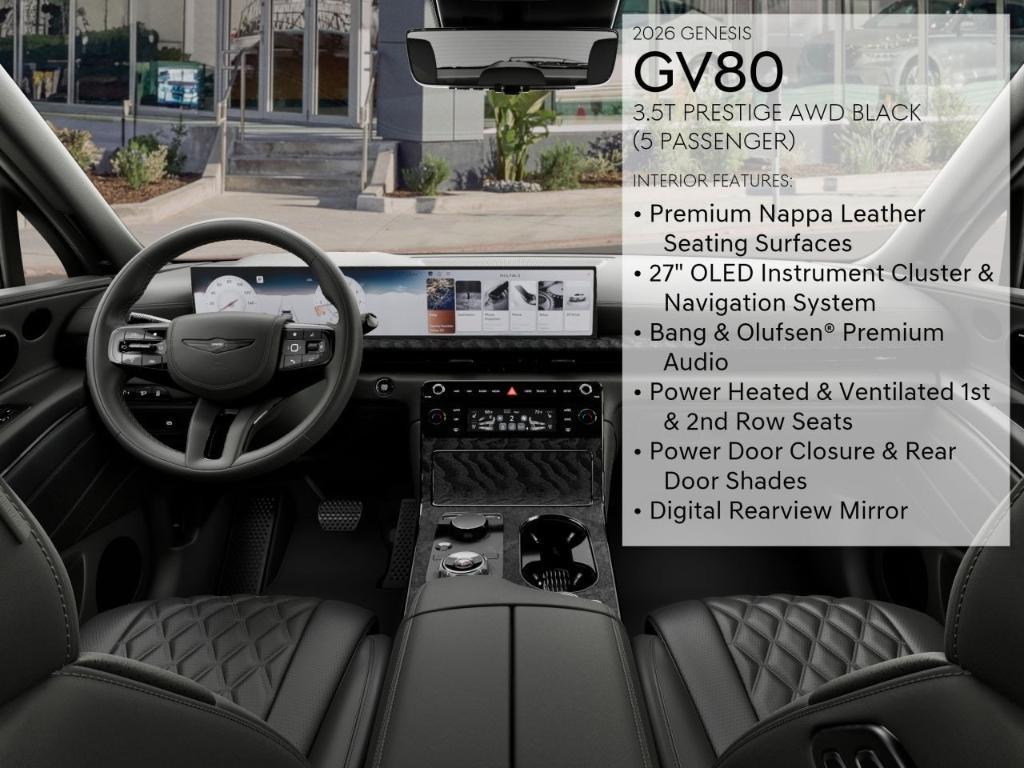 new 2026 Genesis GV80 car, priced at $85,810