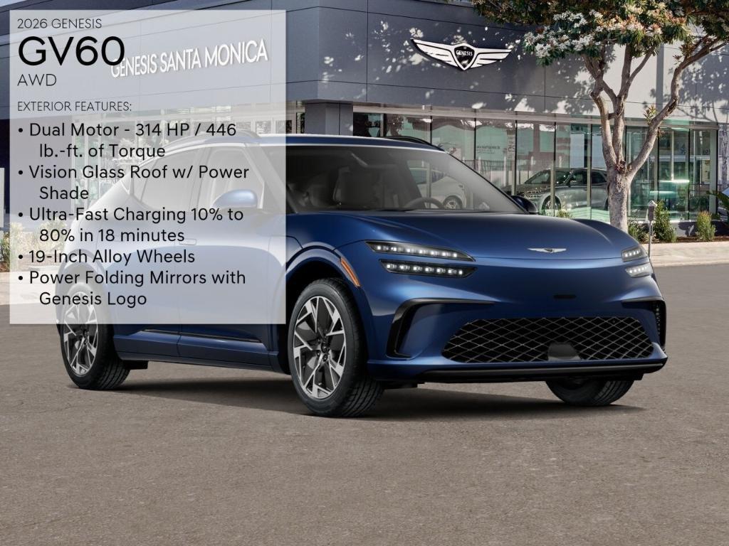 new 2026 Genesis GV60 car, priced at $52,204