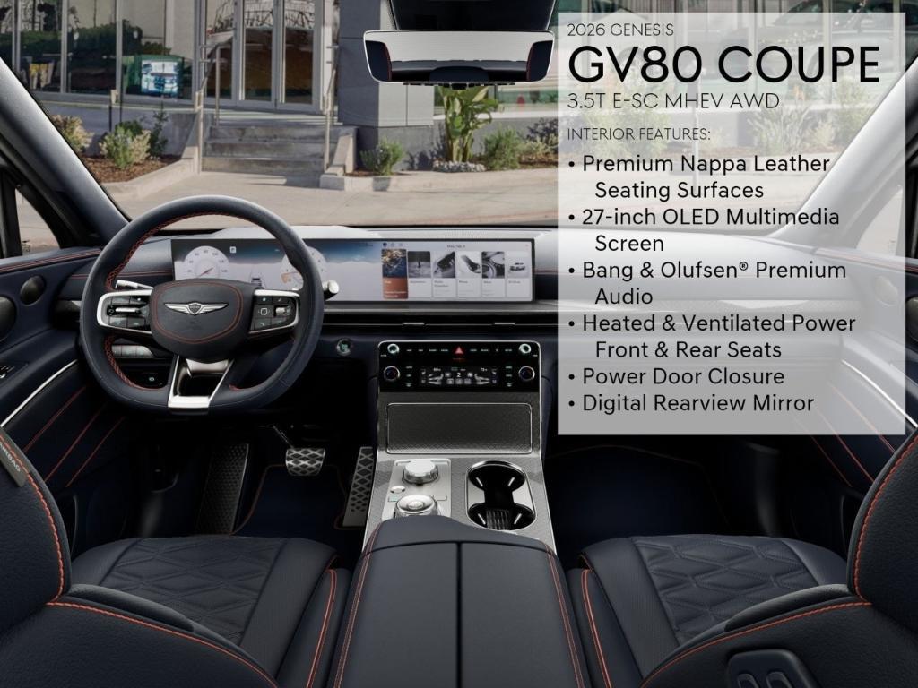 new 2026 Genesis GV80 Coupe car, priced at $90,295
