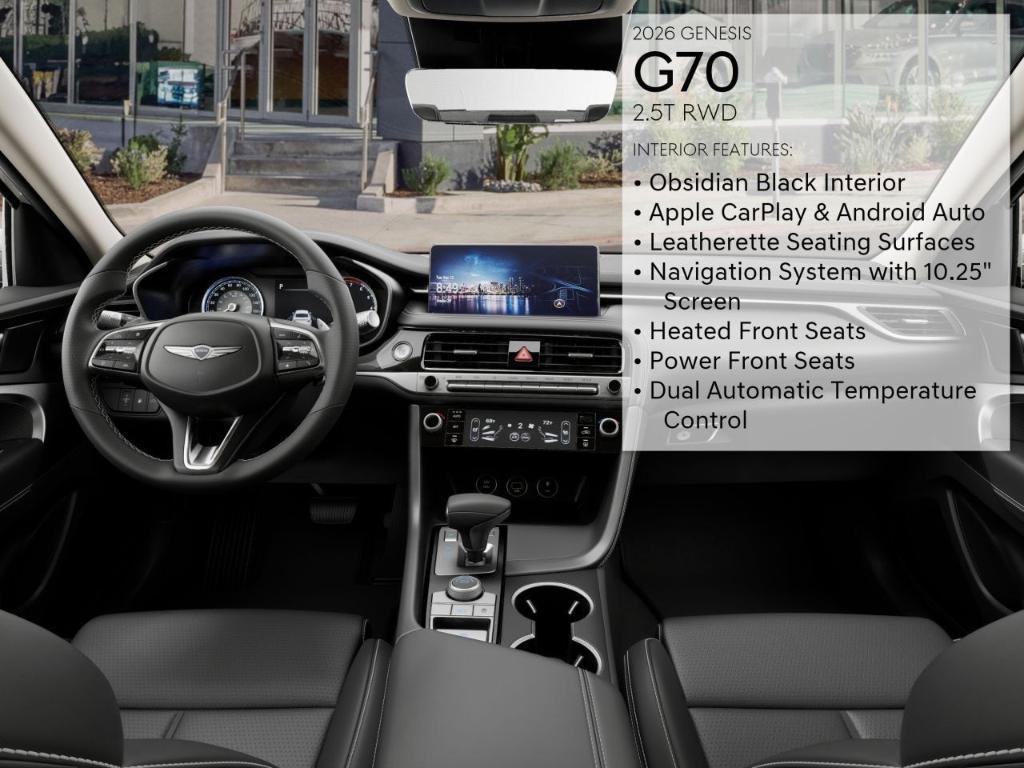 new 2026 Genesis G70 car, priced at $44,655