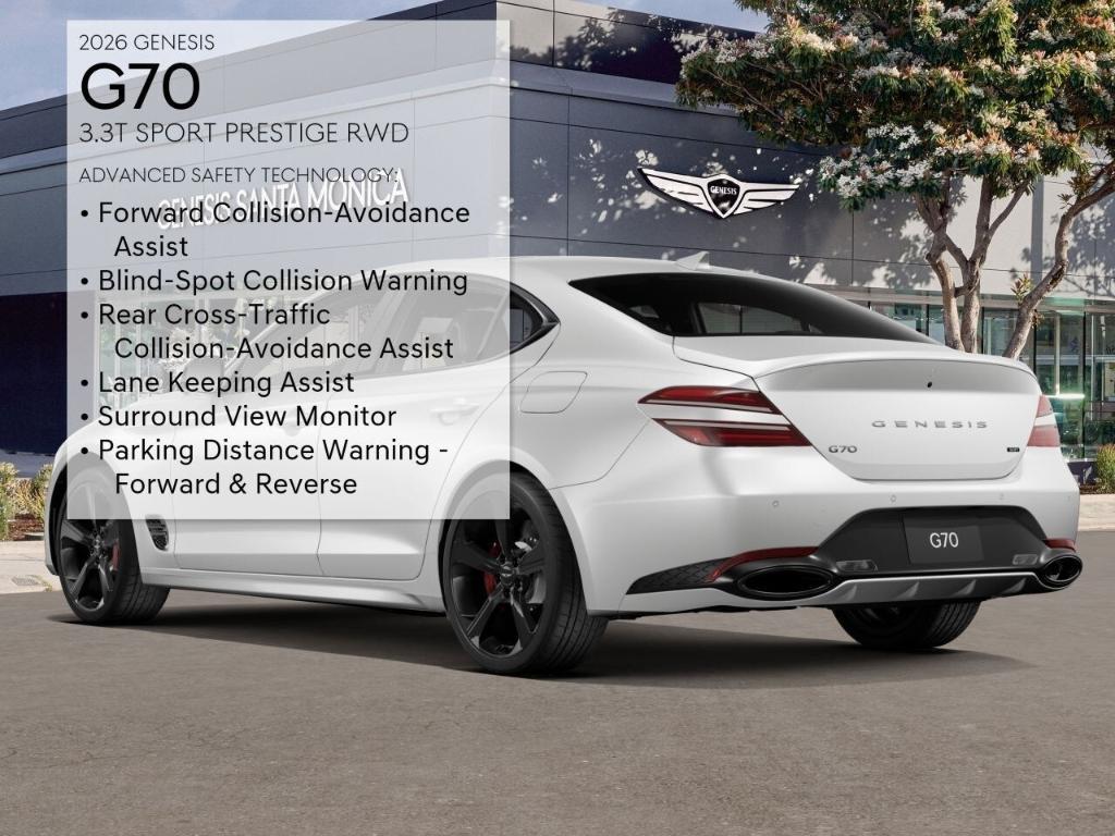 new 2026 Genesis G70 car, priced at $55,665
