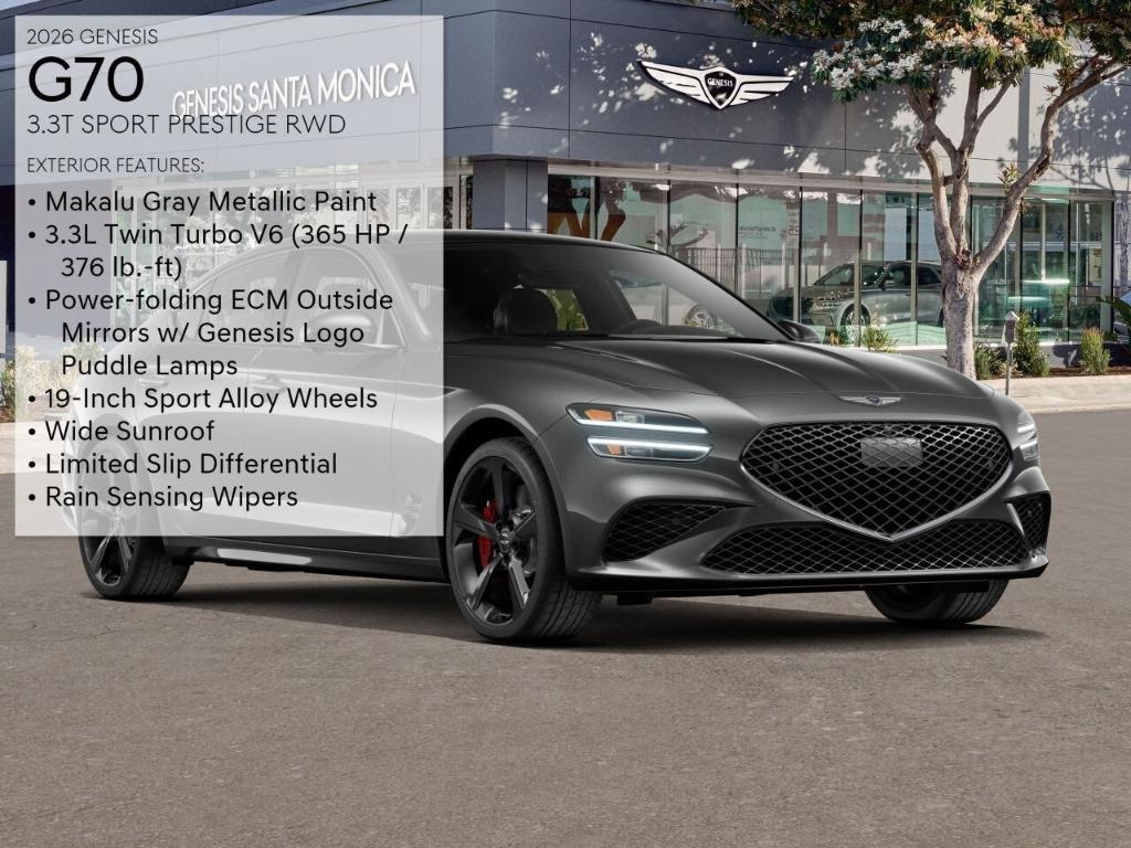 new 2026 Genesis G70 car, priced at $55,757