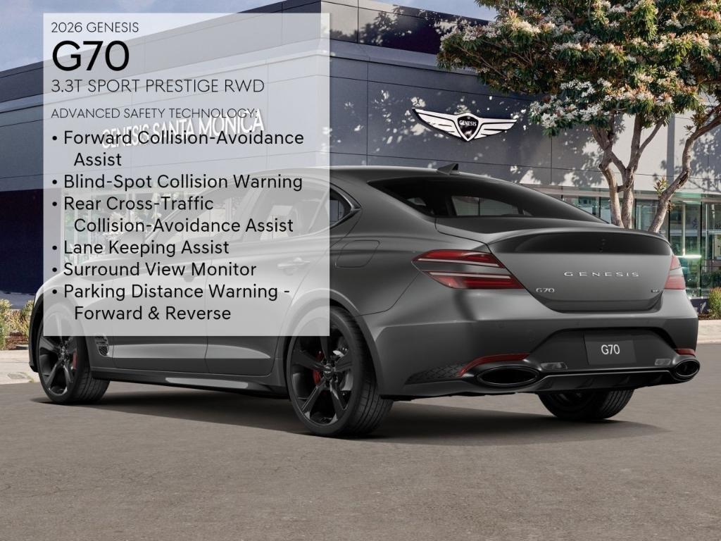 new 2026 Genesis G70 car, priced at $55,757