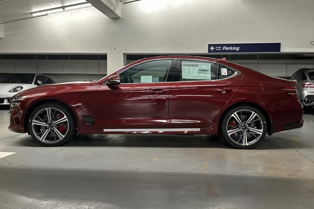 new 2025 Genesis G70 car, priced at $57,180