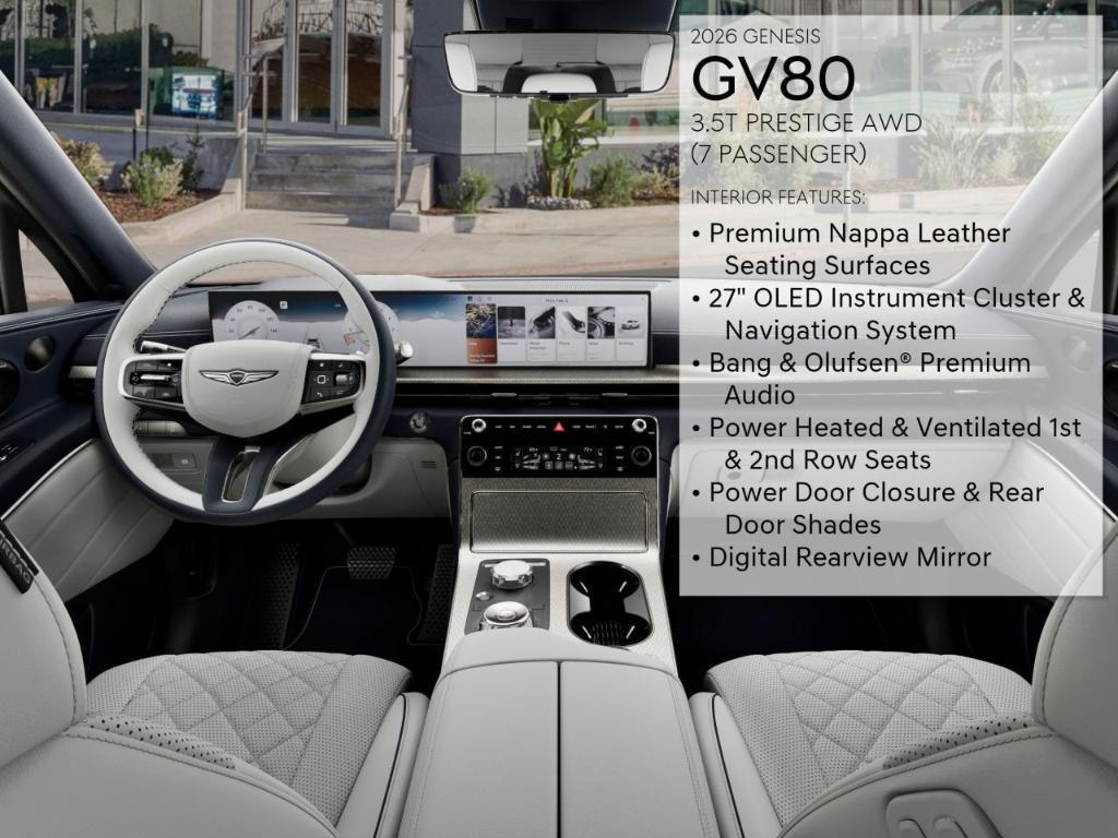 new 2026 Genesis GV80 car, priced at $84,715