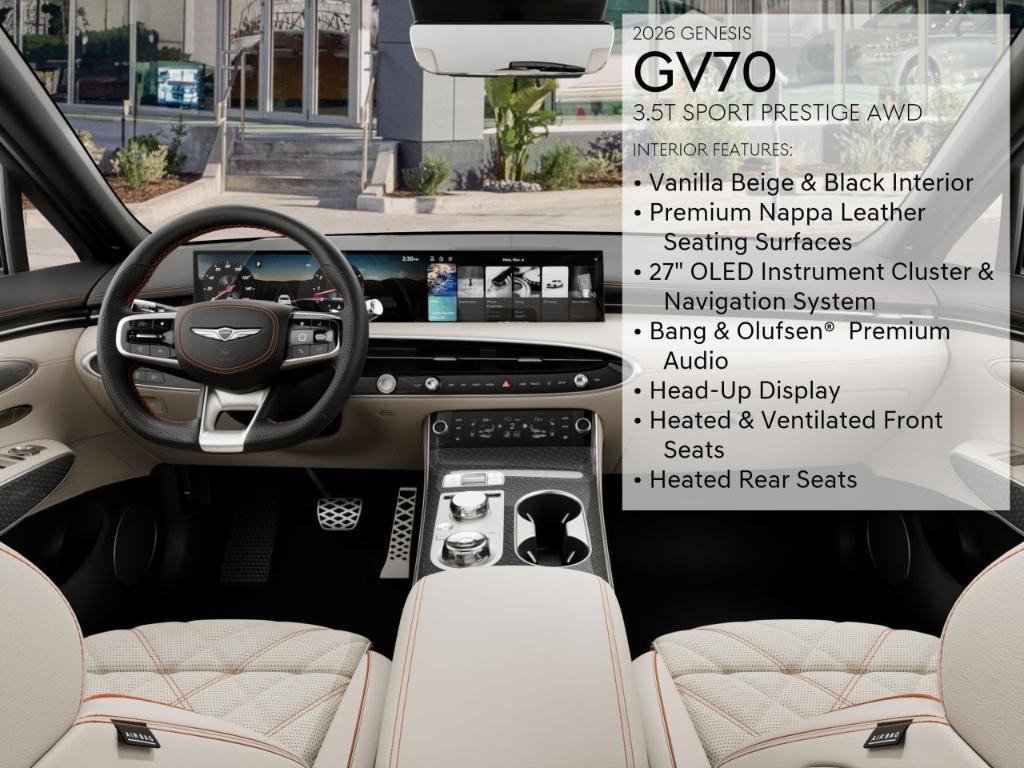 new 2026 Genesis GV70 car, priced at $72,815