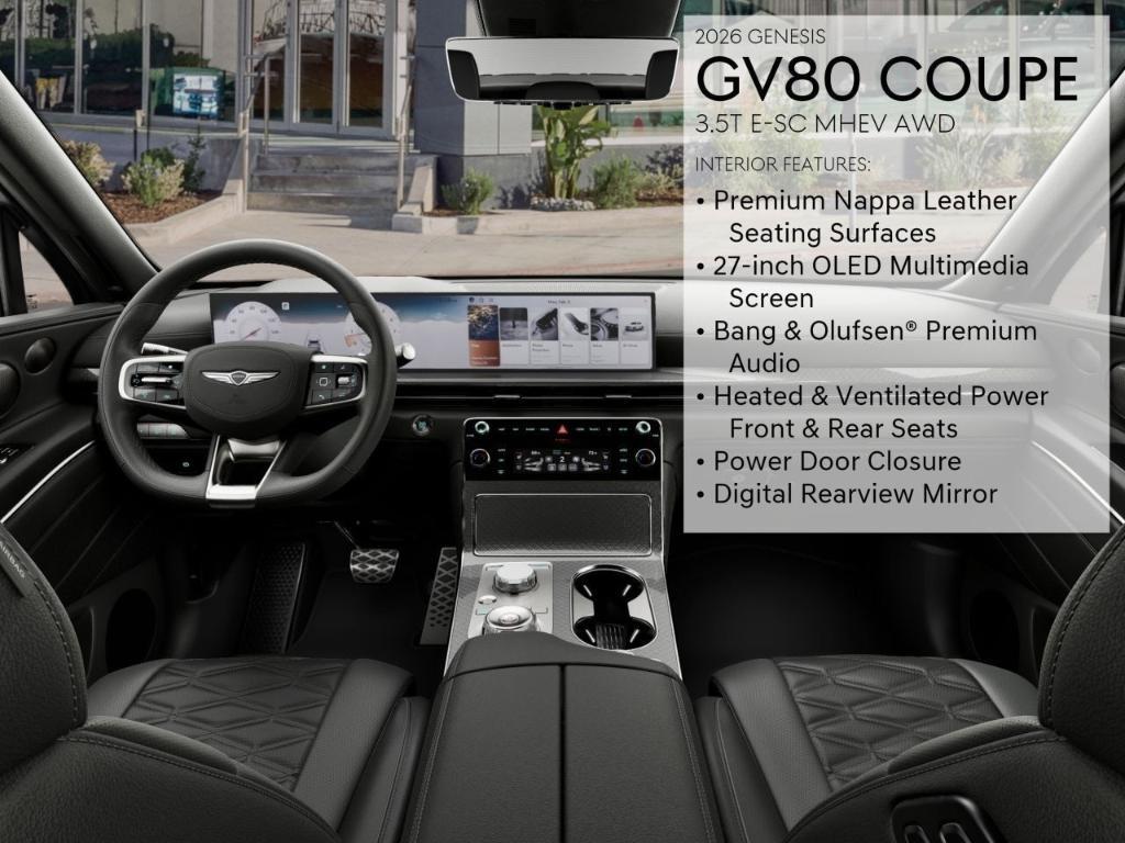 new 2026 Genesis GV80 Coupe car, priced at $90,295