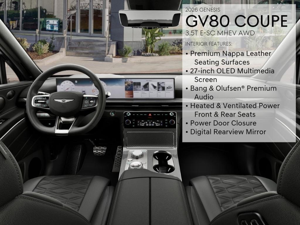 new 2026 Genesis GV80 Coupe car, priced at $90,295