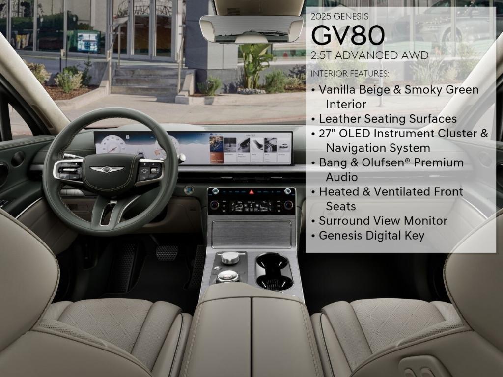 new 2025 Genesis GV80 car, priced at $69,785