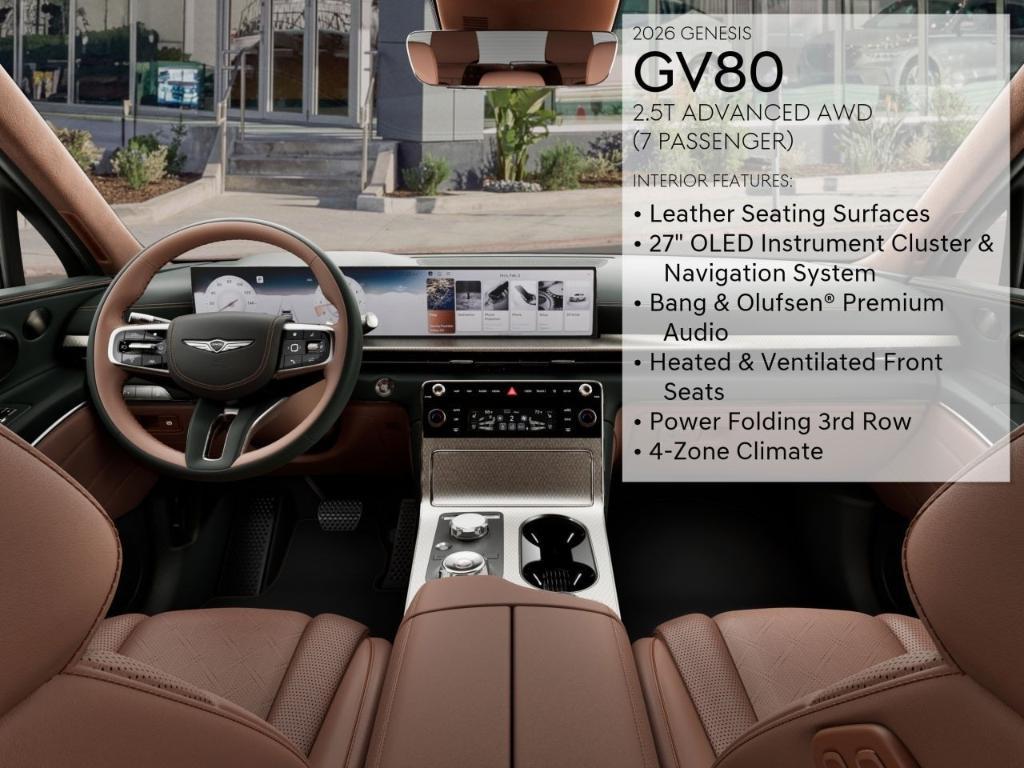 new 2026 Genesis GV80 car, priced at $71,360