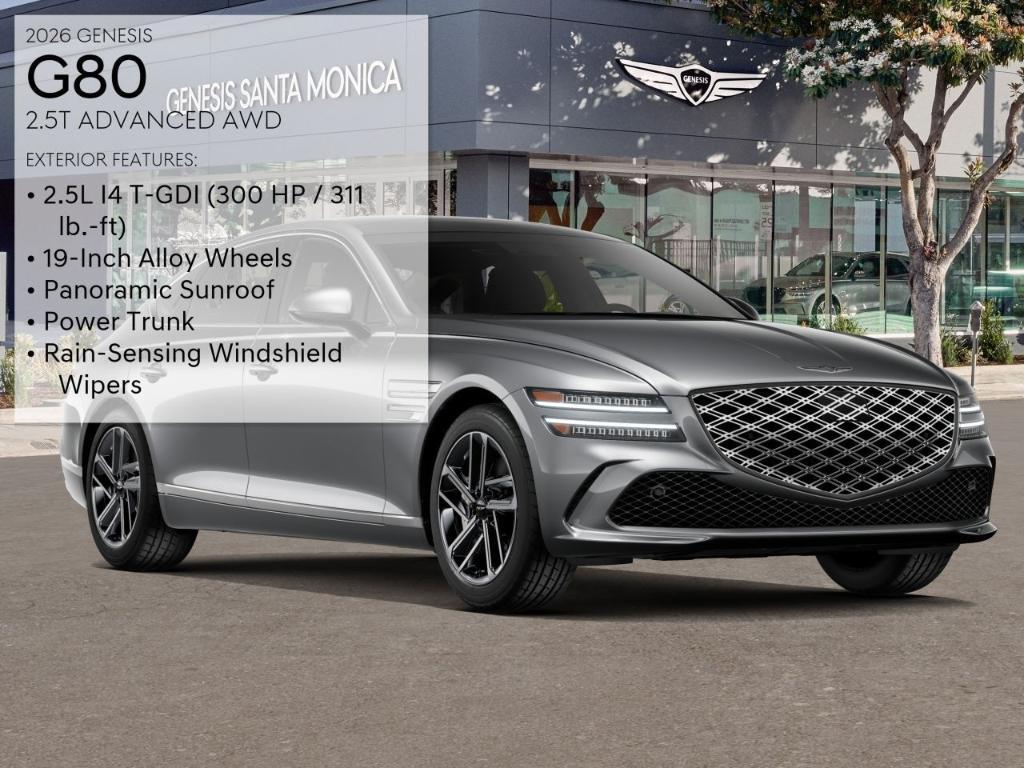 new 2026 Genesis G80 car, priced at $66,485