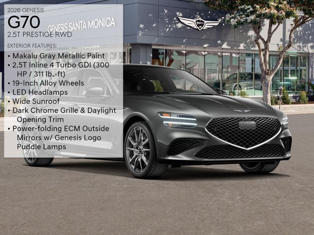 new 2026 Genesis G70 car, priced at $50,990