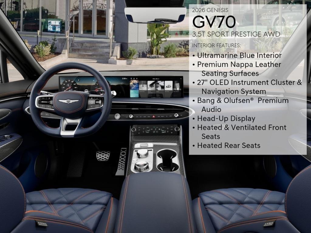 new 2026 Genesis GV70 car, priced at $73,945