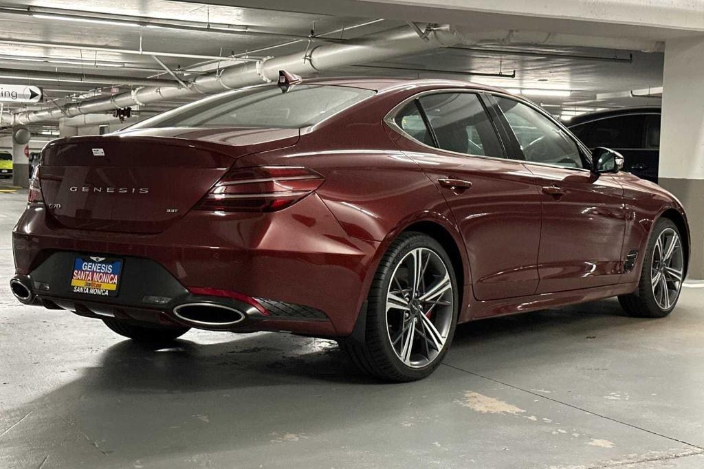 new 2024 Genesis G70 car, priced at $56,605