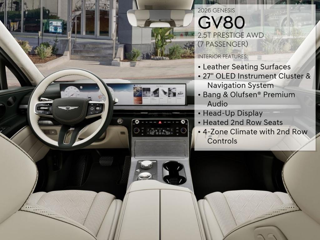 new 2026 Genesis GV80 car, priced at $76,060