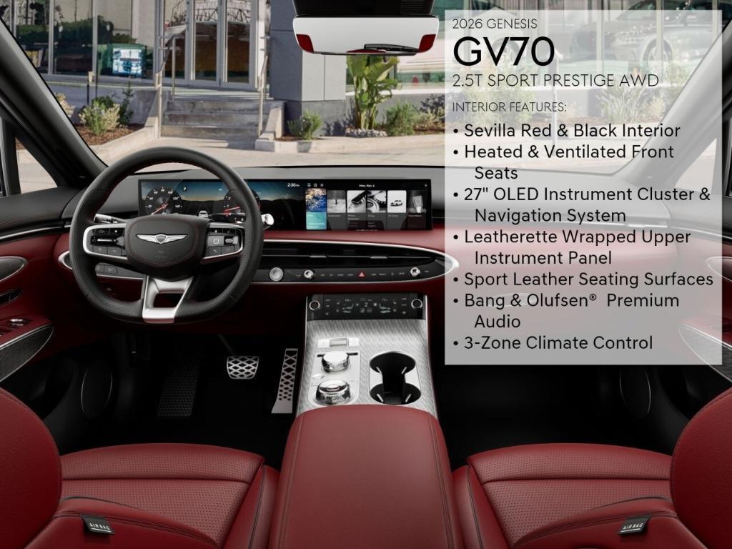 new 2026 Genesis GV70 car, priced at $61,560