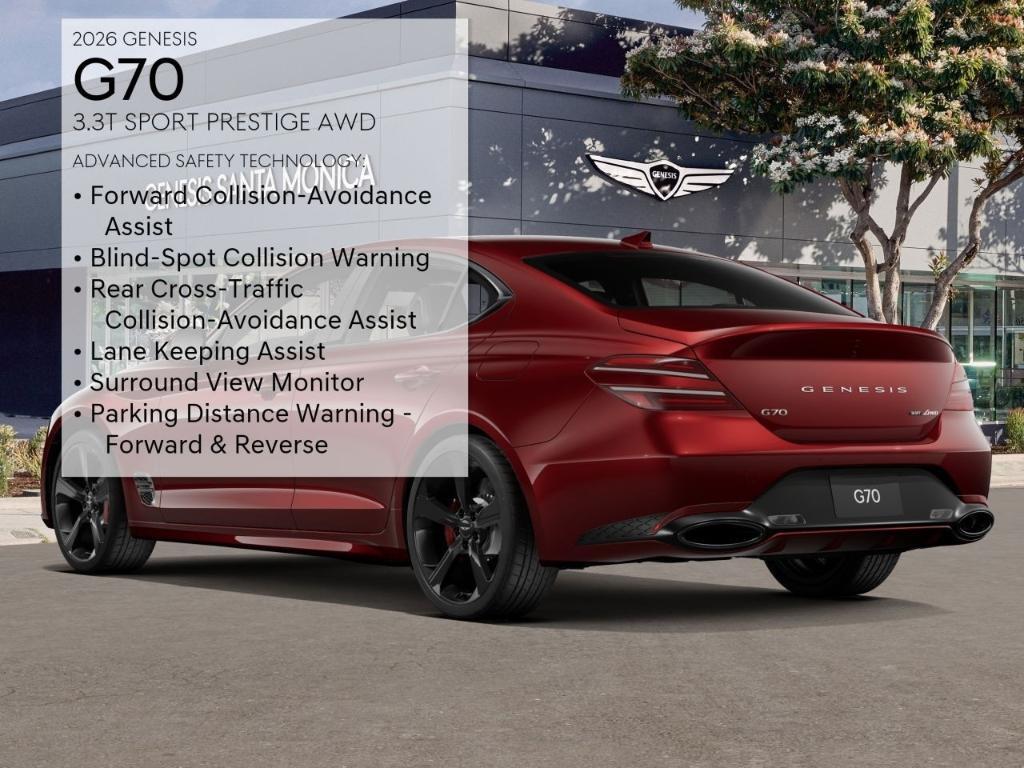 new 2026 Genesis G70 car, priced at $57,540