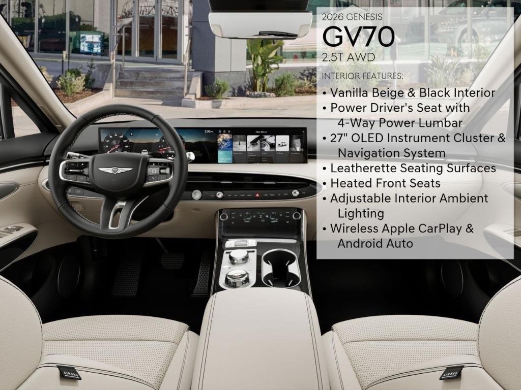 new 2026 Genesis GV70 car, priced at $50,575