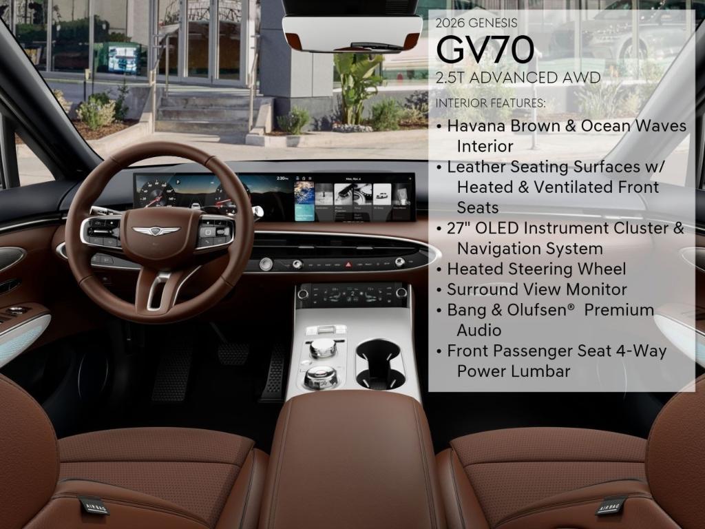 new 2026 Genesis GV70 car, priced at $59,385