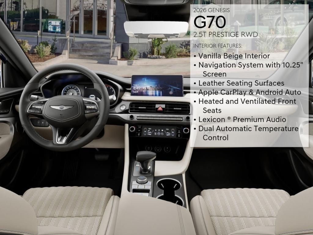 new 2026 Genesis G70 car, priced at $50,390