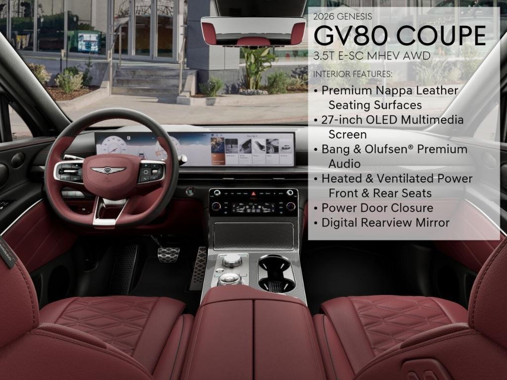 new 2026 Genesis GV80 Coupe car, priced at $90,350