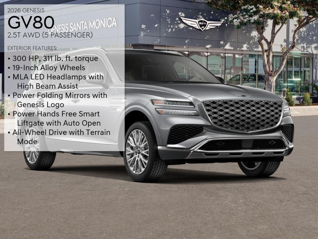 new 2026 Genesis GV80 car, priced at $62,445