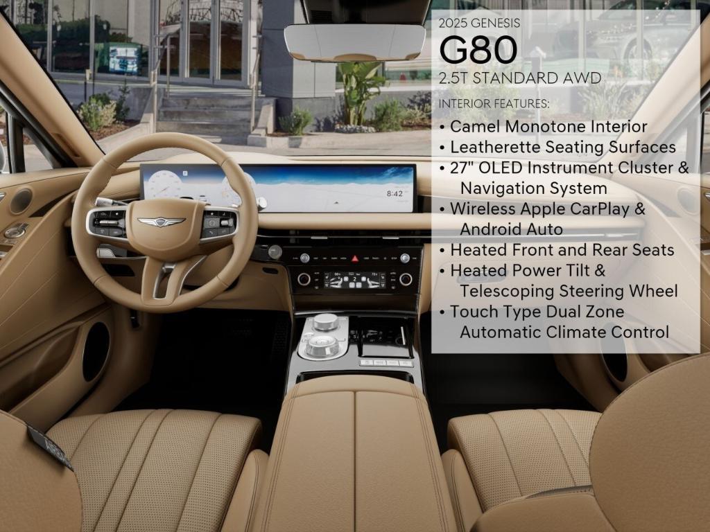 new 2025 Genesis G80 car, priced at $59,275