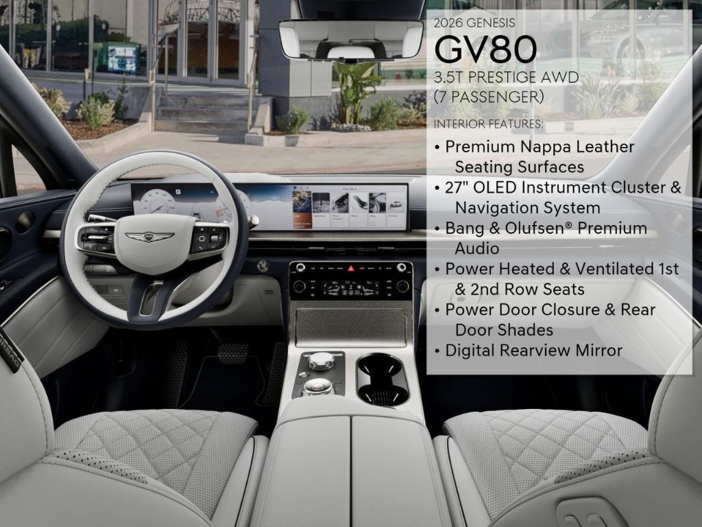 new 2026 Genesis GV80 car, priced at $84,890