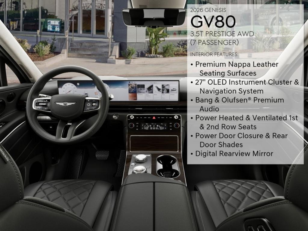 new 2026 Genesis GV80 car, priced at $85,325