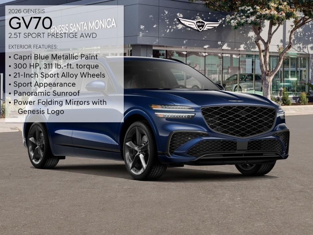 new 2026 Genesis GV70 car, priced at $61,370